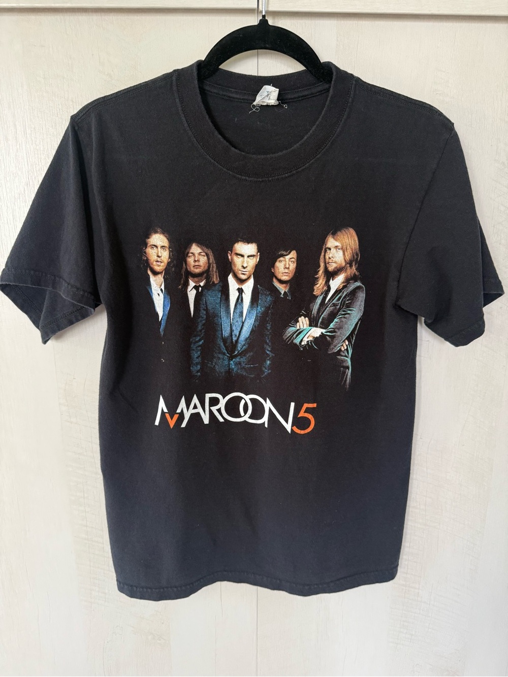 Maroon 5 2007 Tour Black Concert Band Tee Small